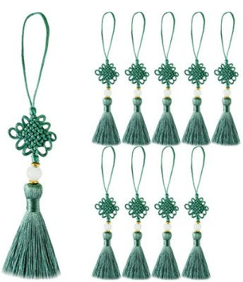 Korean Beaded Norigae Charm – Pomelo (10-Pack, 14 cm)