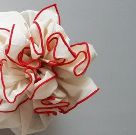 Eco-Friendly Cotton Muslin Bojagi 5-Pack – Red (70×70 cm) | Zero-Waste Gift Wrap