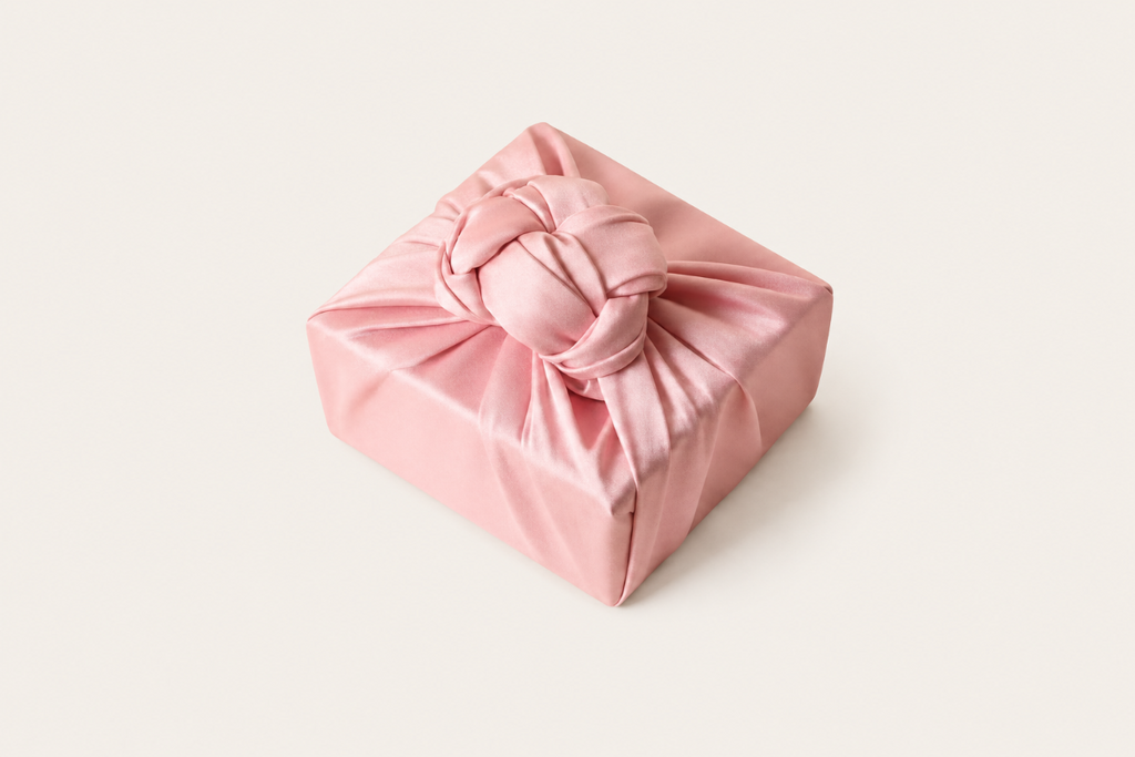 Slub Single-Layer Bojagi — Baby Pink (Single, 45–130 cm)