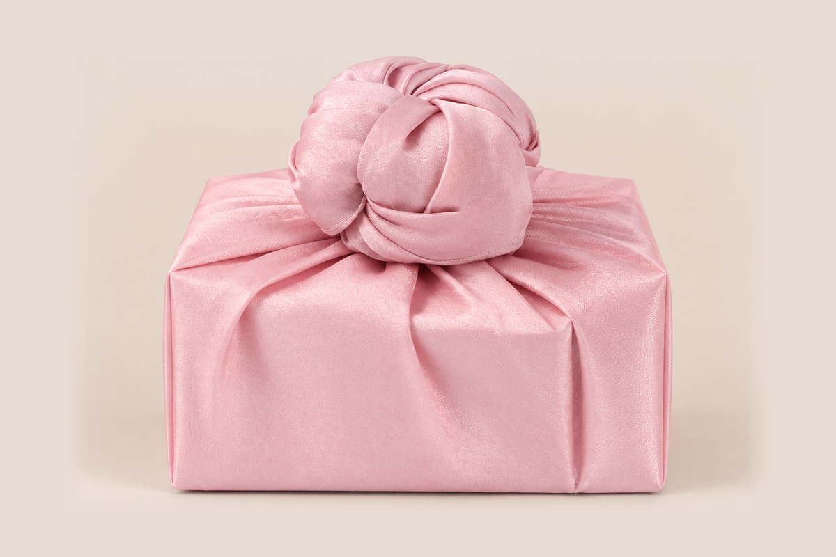Slub Single Layer Bojagi Baby Pink 45 130Cm — front hero view