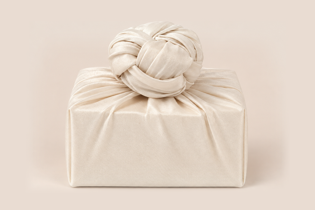Slub Single Layer Bojagi Ivory 45 130Cm — front hero view